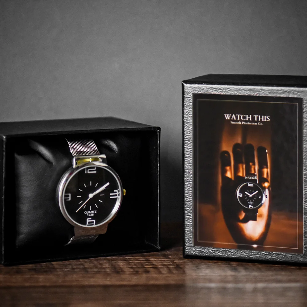 

Card Change to Watch Close Up Street Illusion Gimmick Mentalism Puzzle Toy Magia Card,Watch This (Card+Watch Set) Magic Tricks