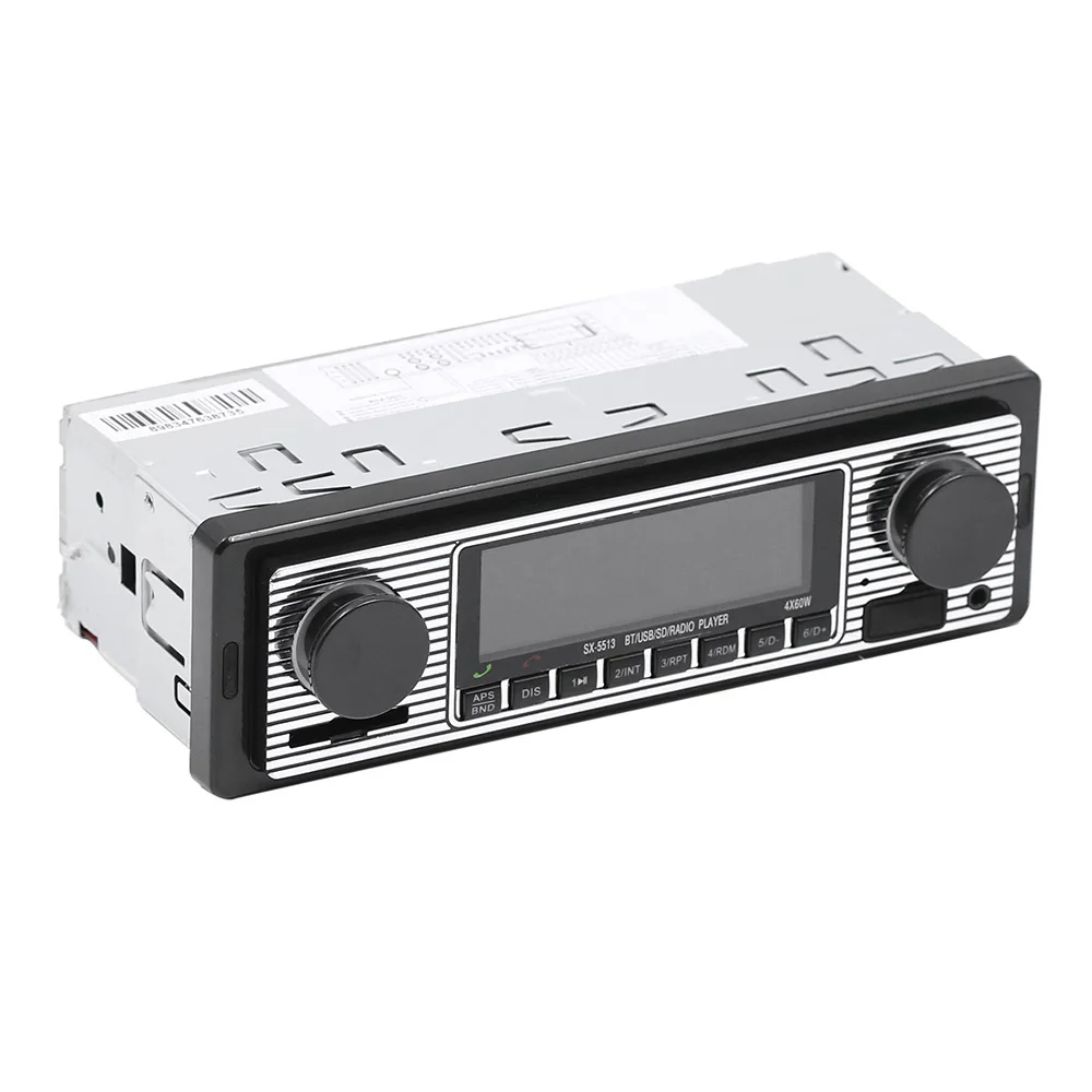 Авто Стерео FM ретро радио ЖК-экран Автомобильный 12 в MP3 плеер Bluetooth стерео MP3 USB AUX WAV FM частота модуляции функция