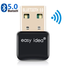 Bluetooth USB 5.0 Dongle Adaptador Bluetooth 5.0 Transmissor Bluetooth Mini Receptor de Música Adaptador De Áudio Para Computador PC Portátil