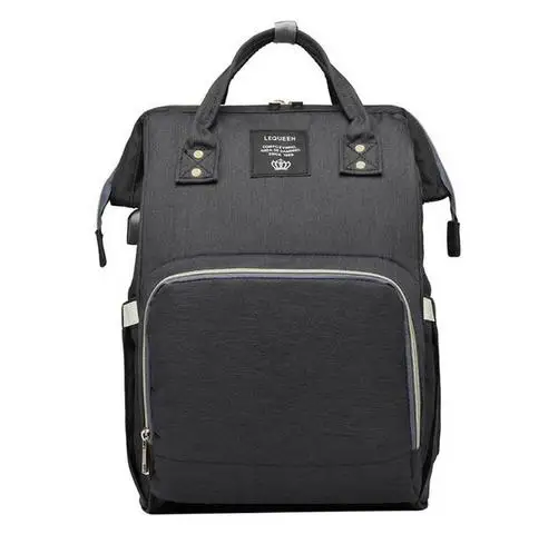 Сумка для кормления, для мам, для мам, для подгузников, брендовая Большая вместительная детская сумка, рюкзак для путешествий, дизайнерская сумка для кормления, для ухода за ребенком - Цвет: Black3