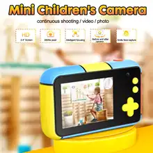 2,4 дюймовая цифровая детская камера, цифровая игрушка для детей, 2800 Вт пикселей, игрушки для малышей, камера, HD экран, Обучающие игрушки, рождественские подарки