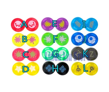 

20pcs/lot 3D Analog Joystick Cap Silicone Cover Case for ps4 ps3 ps2 for xbox 360 Controller Button Grips