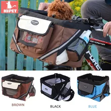 HIPET собака велосипедная корзина кошка щенок Сумка переноска для велосипедов со светоотражающей полосой на открытом воздухе путешествия велосипед переноска сиденье для маленькой собаки