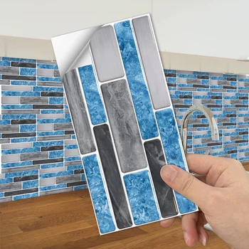 

Simulated crystal tile stickers kitchen and restaurant wall decoration stickers environmental protection floor stickers water
