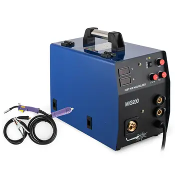 Best 200Amp MIG/MMA 2-in-1 Inverter DC Welder IGBT, Gas/Gasless 220V