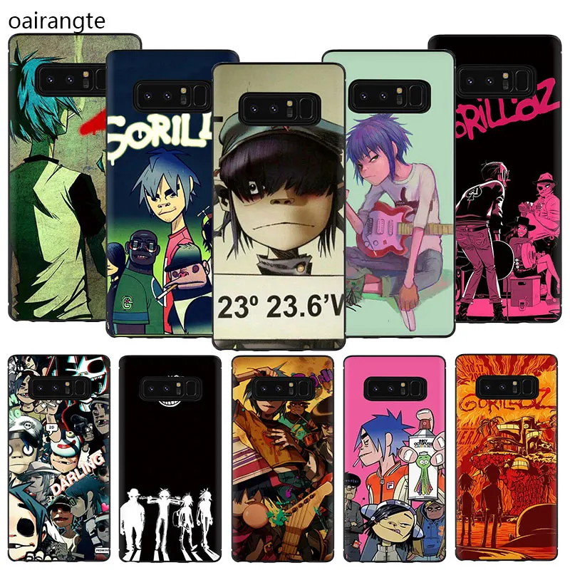 Чехол Gorillaz band из ТПУ для телефона Samsung Galaxy A2 A5 A6 7 8 9 2018 A10S 20S 20E 30S 40S 50S 60 70S|Бамперы| |