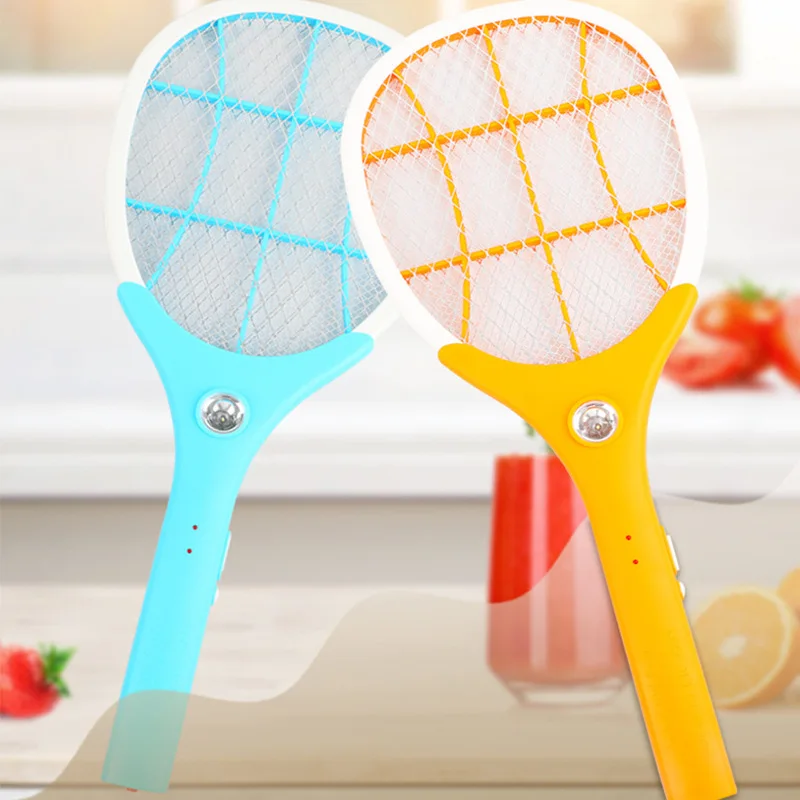 

Electric Mosquito Swatter Rechargeable Anti-Mosquito Useful Product Three Layer Ultra Large Mesh LED Light Lighting Special Offe