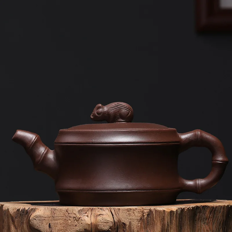 

Street Vendor Yixing Clay Teapot Yixing Tea Set Low Gear Grouting Pot Good Luck Xi Shi Customizable G