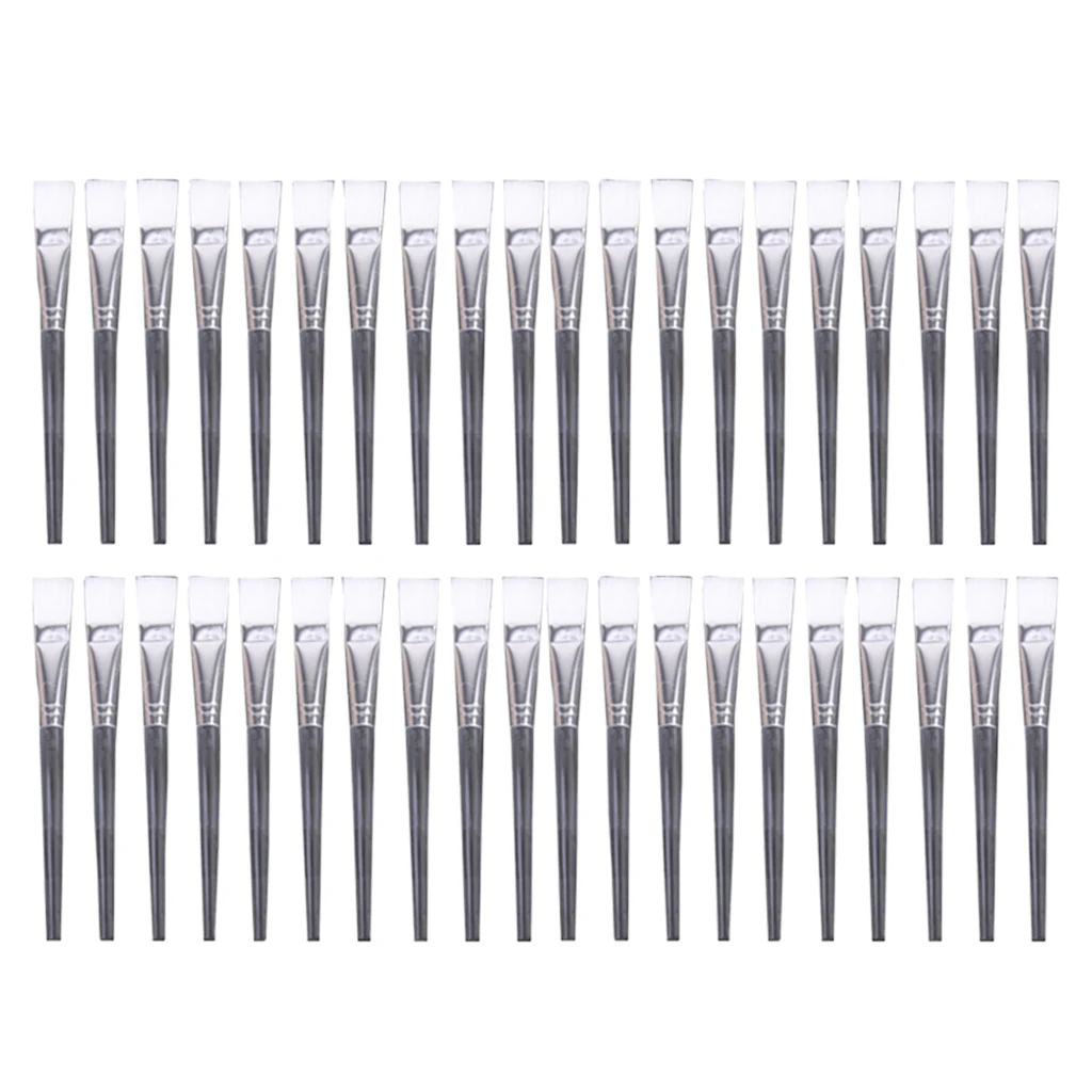 40x Synthetic Face Mask Brushes Cosmetic Lotion Serum Body Butter Applicator