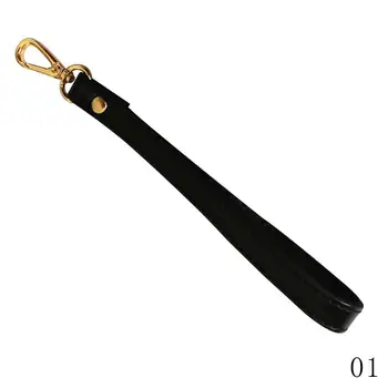 

Women's Wallet strap Genuine Leather black bag strap leather accessories small clutch strap wrist bag Strap Bagpack Q1V2
