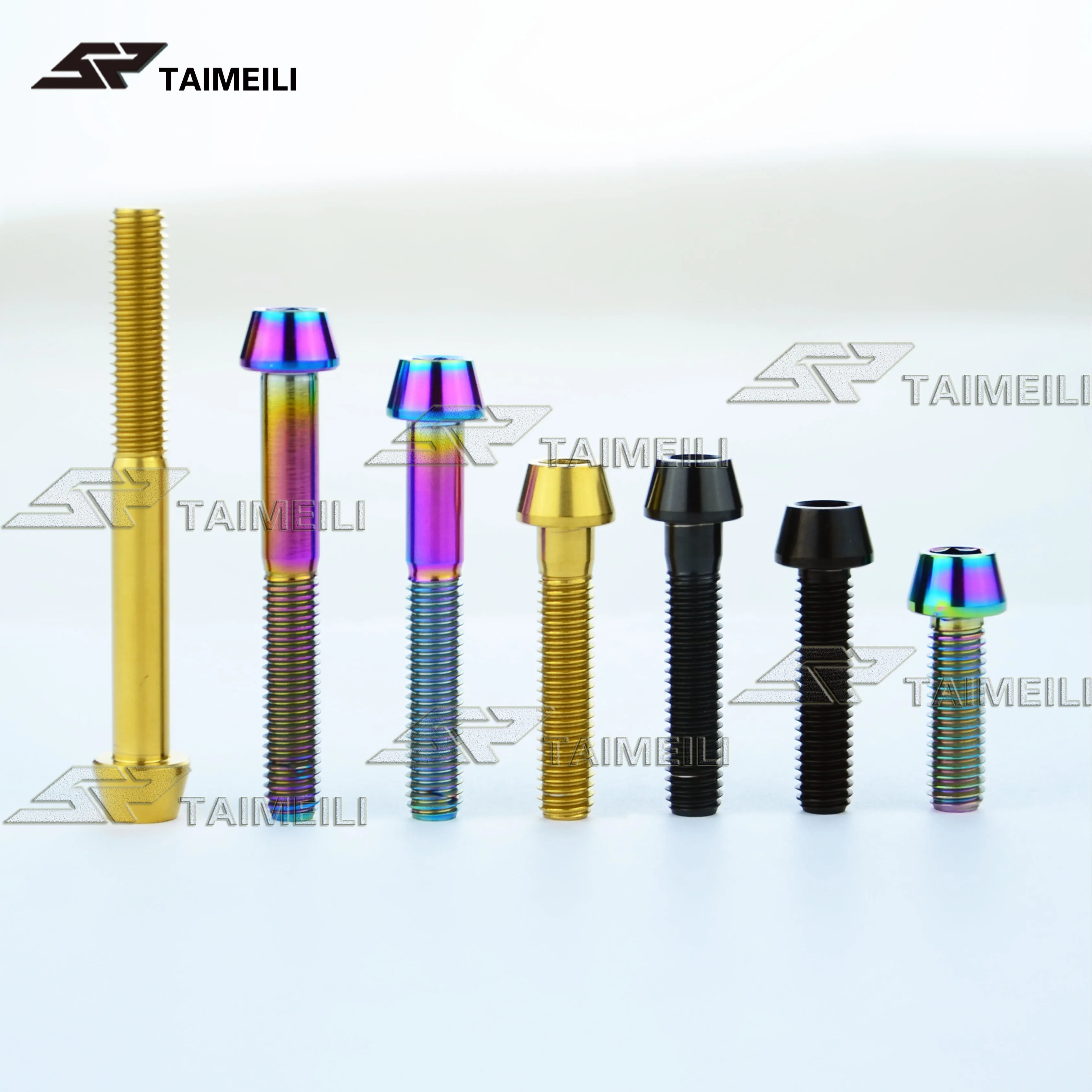 Bullone Titanio M6x30/35/40/50 Mm Per Cuffie Bicicletta – Tappo Stelo 1/8" Leggero E Resistente