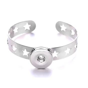

10pcs New Magnetic Snap Jewelry Snap Bracelet Fit 18MM Snap Buttons Jewelry Metal Snap Button Bracelet for Women