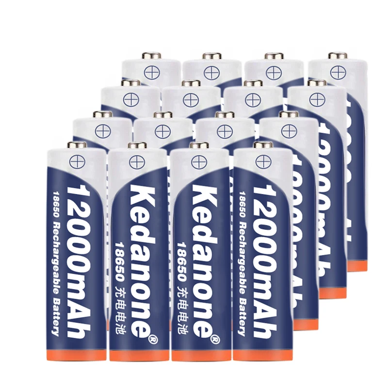 Новый 18650 Батарея Перезаряжаемые 3 7 V 12000 мА/ч Ёмкость Li Ion для фонарик Фонарь