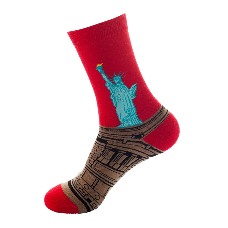 

Men's Socks Trend Personality Anime Cartoon Socks Fashion Men's Anime Funny Socks Hip Hop High Quality Sewing Pattern Crew Socks