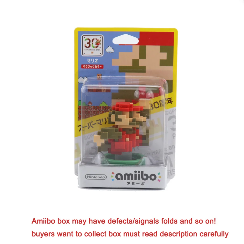 Classic Color Фигурка Amiibo из серии Super Mario Luigi Peach Yoshi Bowser Donkey Kong для wii U - Цвет: Classic Color