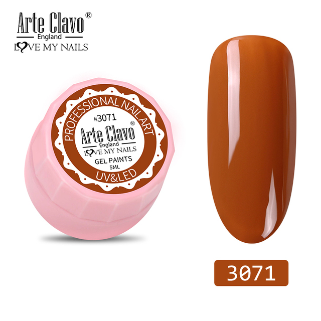 Clavo 5ML Painting Gel Nail Polish 72 Colors Gel Varnish Set For Manicure Top Base Coat Hybird Design of Nail Art Lacquer
