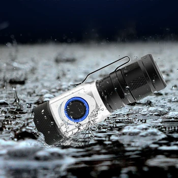 

mini torch most powerful led mini flashlight usb 18650 or 18350 rechargeable 4*XPG LED IPX6 waterproof Tactical flash light