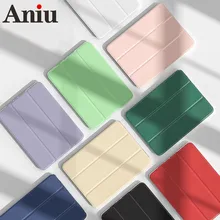 

OEING Solid Color Fold Case For iPad Generation Cover For 2017 2018 iPad 9.7 5/6th Air 2/3 10.5 Mini 4 5 2020 Pro 11 Air 4 10.9
