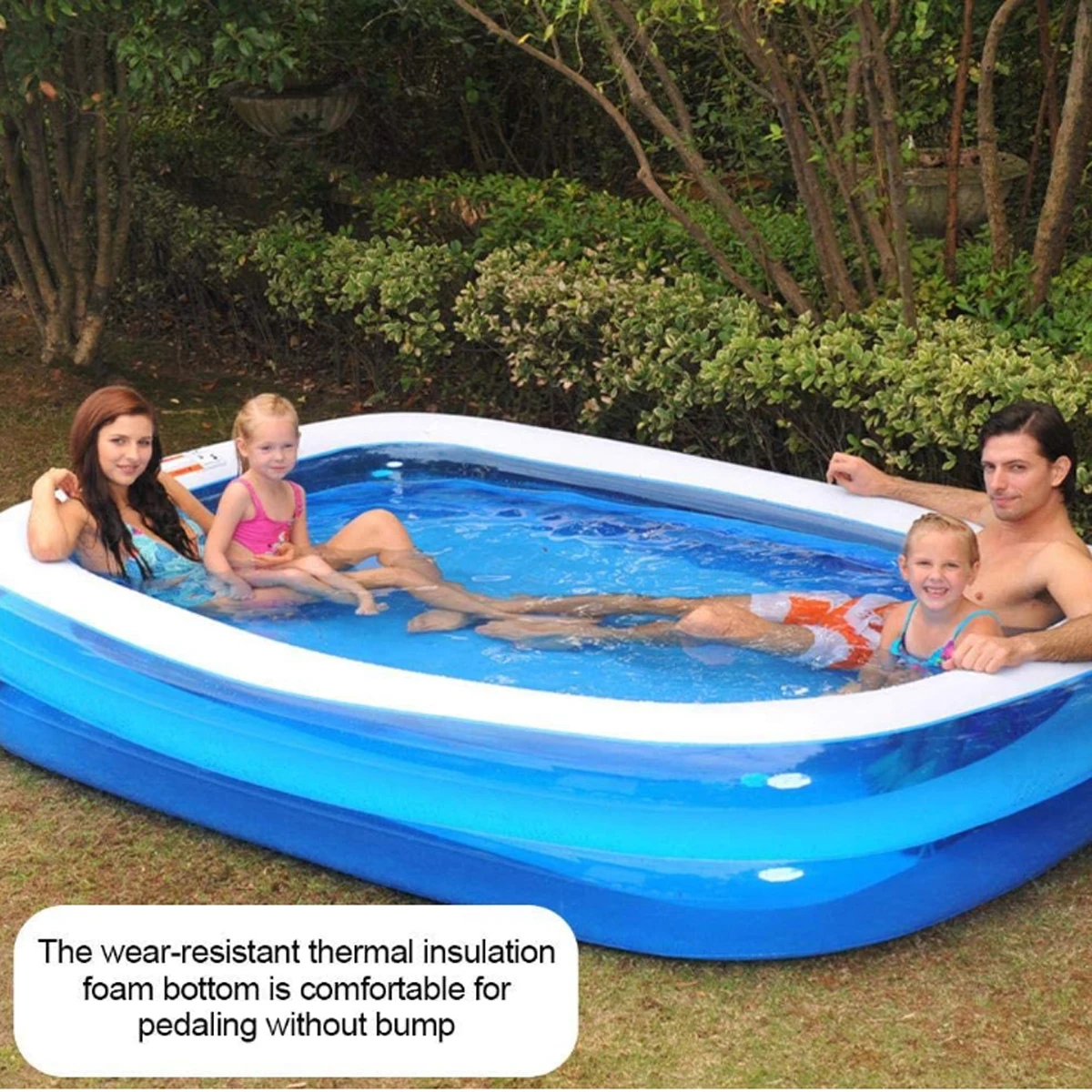 Inflatable Swimming Pool High Quality Thickened Large Size Comfortable Family For Children Adults Outdoors Have Fun | Дом и сад