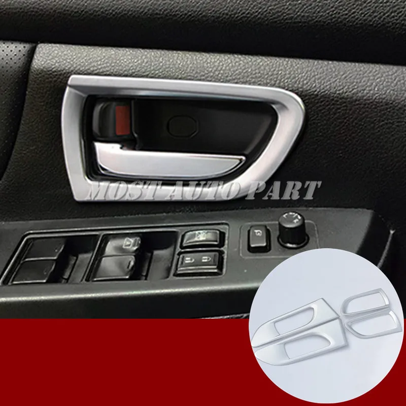 Interior Car Door Handle Bowl Trim Cover 4pcs For Subaru XV Crosstrek 2012 2017cover covers