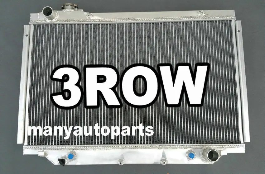 Алюминиевый радиатор для TOYOTA LAND CRUISER HDJ80/HZJ80 1 HZ/1HD 4.2L дизель A/T 90-97 - Цвет: Only radiator