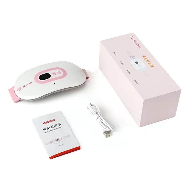 

USB Infrared Warm Uterus Belt Lady Menstrual Waist Belt Pain Relief Heating Pad Waist Belt Protector