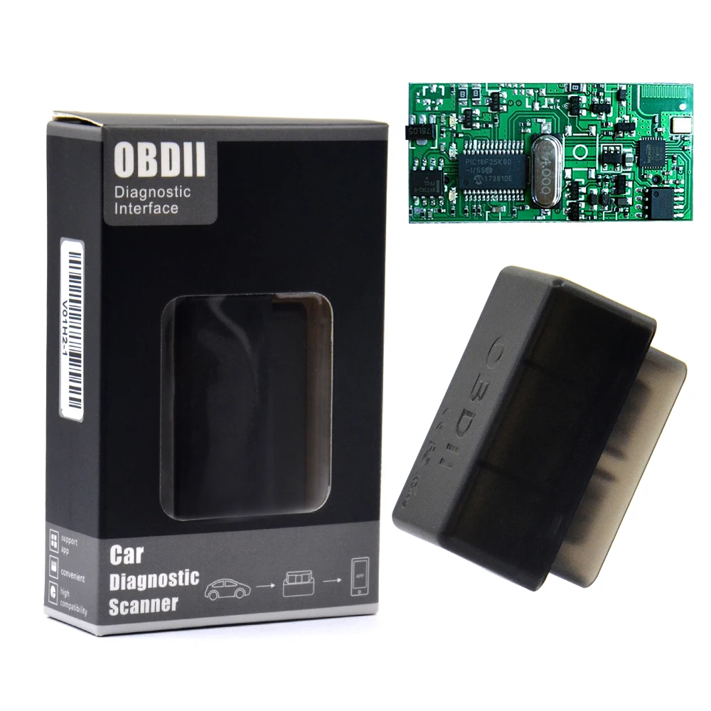 Автомобильный сканер кода автомобиля Android V1.5 Super MINI ELM327 Bluetooth PIC18F25K80 версия 1 5