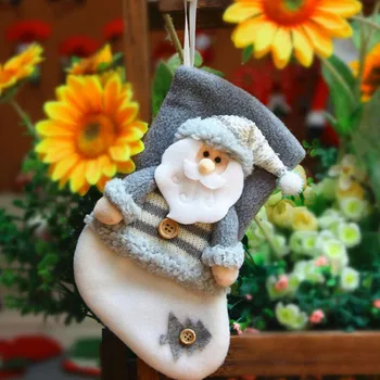 

Christmas Tree Ornaments Christmas Stockings Gift Bag Christmas Gift Socks Santa Xmas Cartoon Socks Christmas Tree Decor