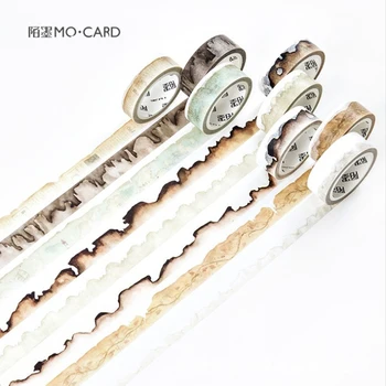 

1pack/lot Vintage Paper Edge Series Boxed Tape Handmade Account Decoration Materiais Escolares Washi Tape Cute Stationary