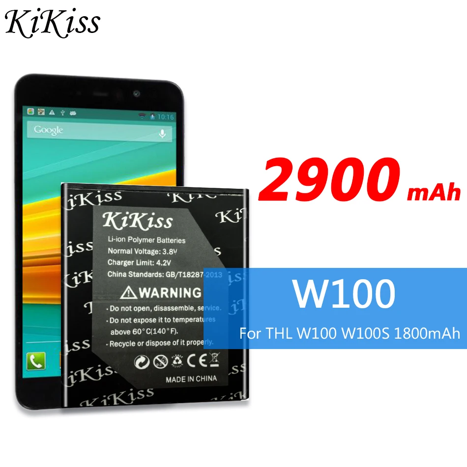 2900 мАч для THL W100 W100S мобильный телефон литий-ионный полимерный аккумулятор для THL W100 W100S