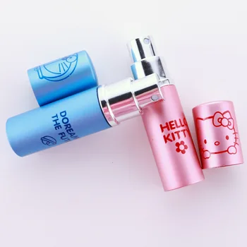 

ZK30 10ML Travel Sub-Bottling Glass Perfume Bottle Anodized Aluminum Shell Portable Spray Bottle Press Sub-Bottling Makeup Tools