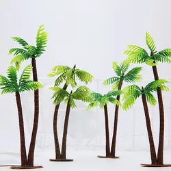 YOOAP мини декоративный пейзаж модель моделирование кокосовой пальмы дерево декоративное украшение для дома пластиковая Кокосовая пальма