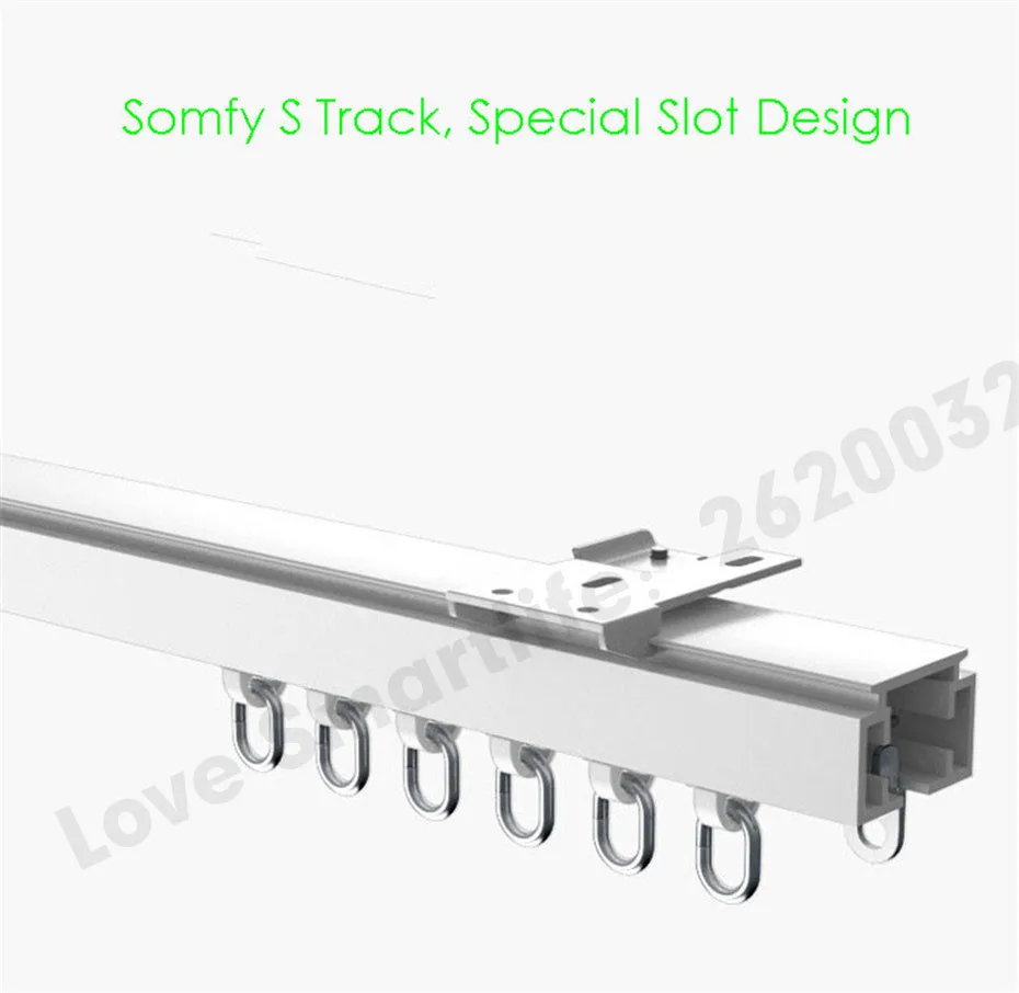 Customize Electric Curtain Track for Xiaomi Aqara MotorDooya KT82 DT82 TN TV TS LE X3,Automation Curtain Rails,To EU Country,Mi Home app control-19