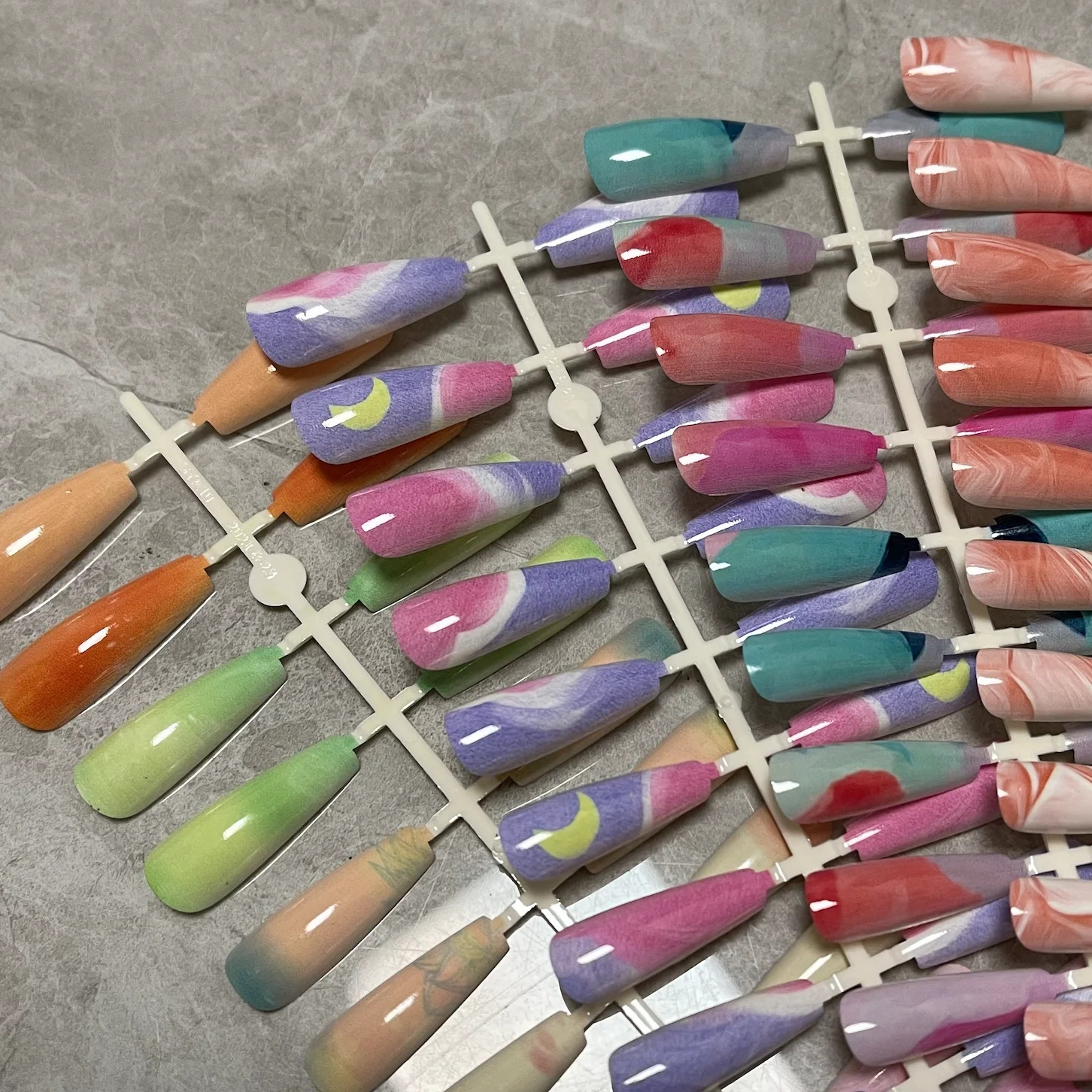 Long False Nails Tips