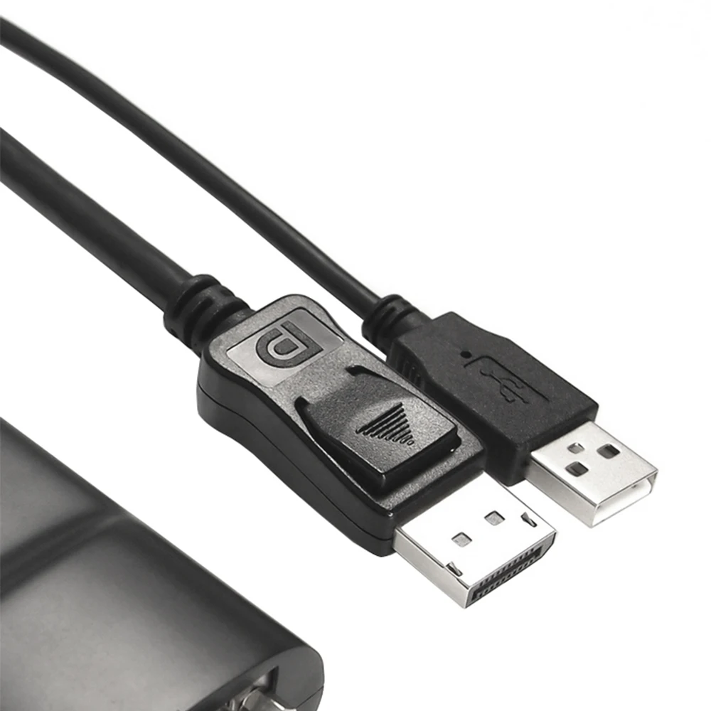 Активный кабель Displayport с возможностью подключения к USB порту поддерживает