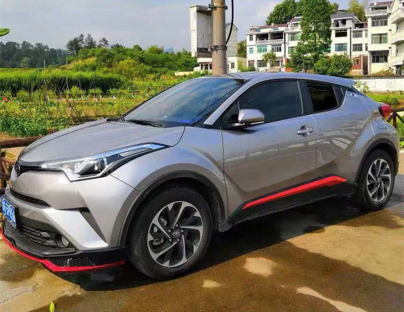 Для Toyota C-HR CHR автомобильный Стайлинг авто аксессуары хром автомобильная Боковая дверь корпус литые накладки протектор крышки