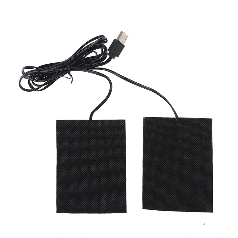 1PC portable usb heating sheet warm hand mouse pad carbon fiber heating film*~* 