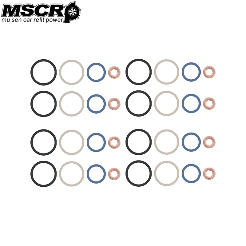 

For Ford 6.0 6.0L 03-10 Powerstroke Diesel OEM MOTORCRAFT Fuel Injector O-ring Set High Pressure Ball Rail 0-ring Kit