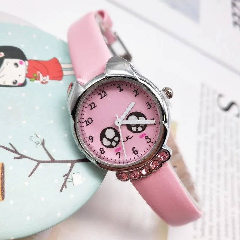 Clock Watch Kids Quartz Girls Boys Children Cute Relogio Cat Saati Jelly Kol Chinese