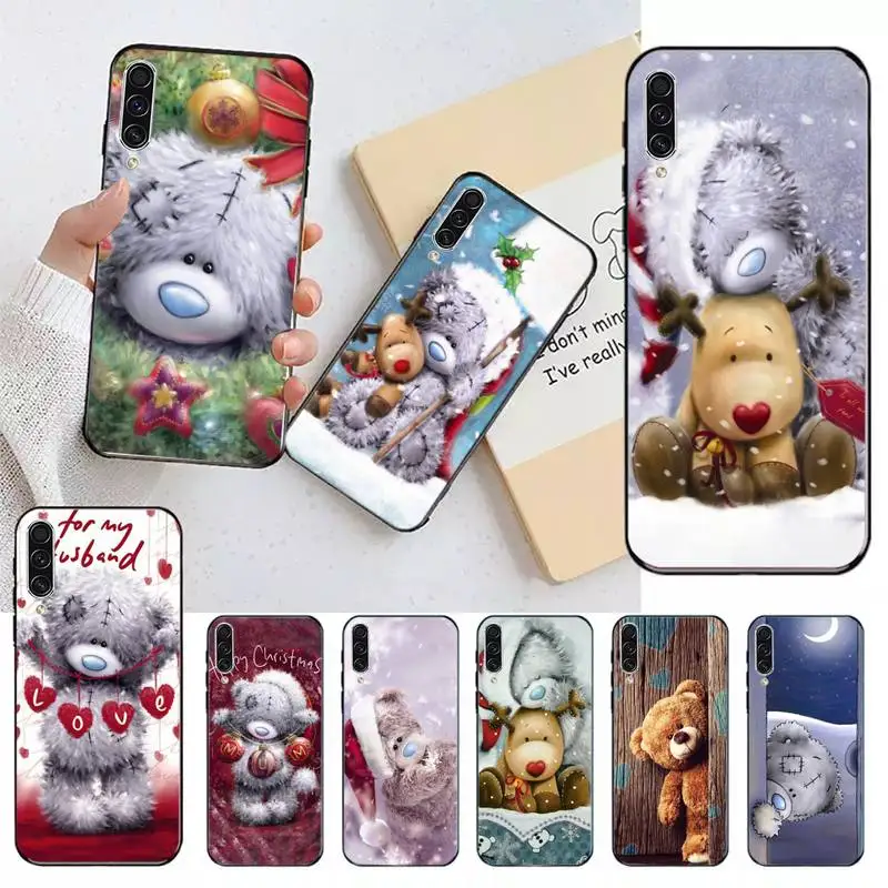 

Cute Merry Christmas Deer bear Phone Case For Samsung galaxy S 7 8 9 10 20 edge A 6 10 20 30 50 51 70 note 10 plus