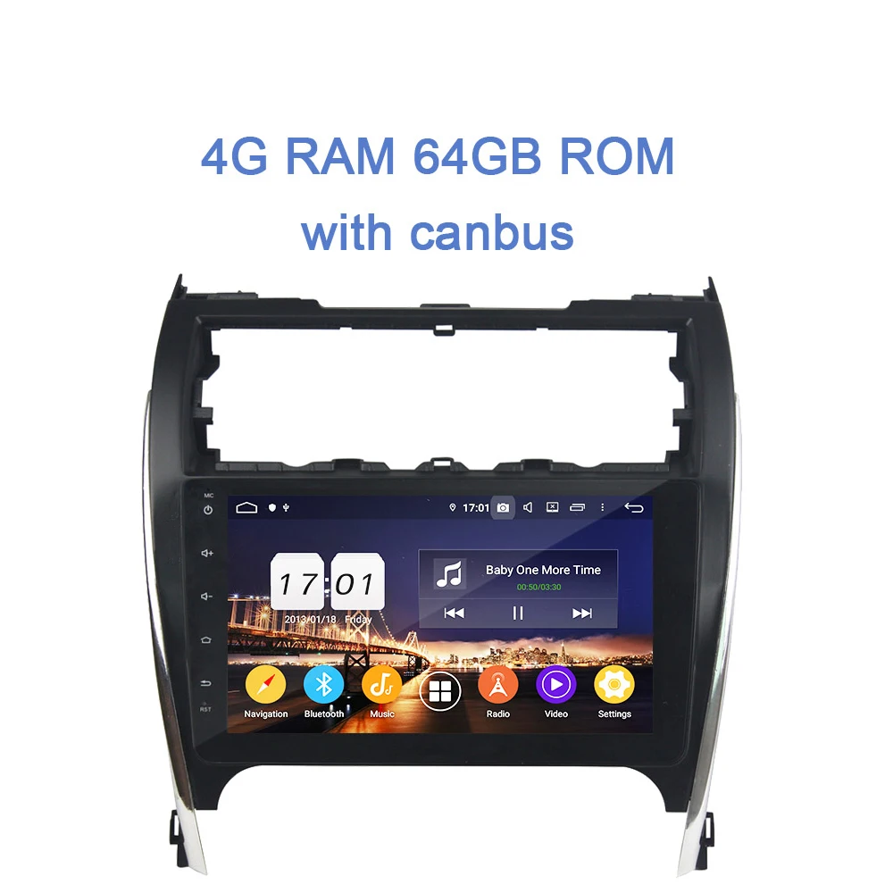 4GB 64GB with canbus PX6 DSP " 2 din TDA7851 Android 9,0 автомобильный dvd-плеер 4 Гб+ 64 Гб bluetooth Авторадио gps для Toyota CAMRY 2012- США Ближний Восток - Цвет: 4GB 64GB with canbus