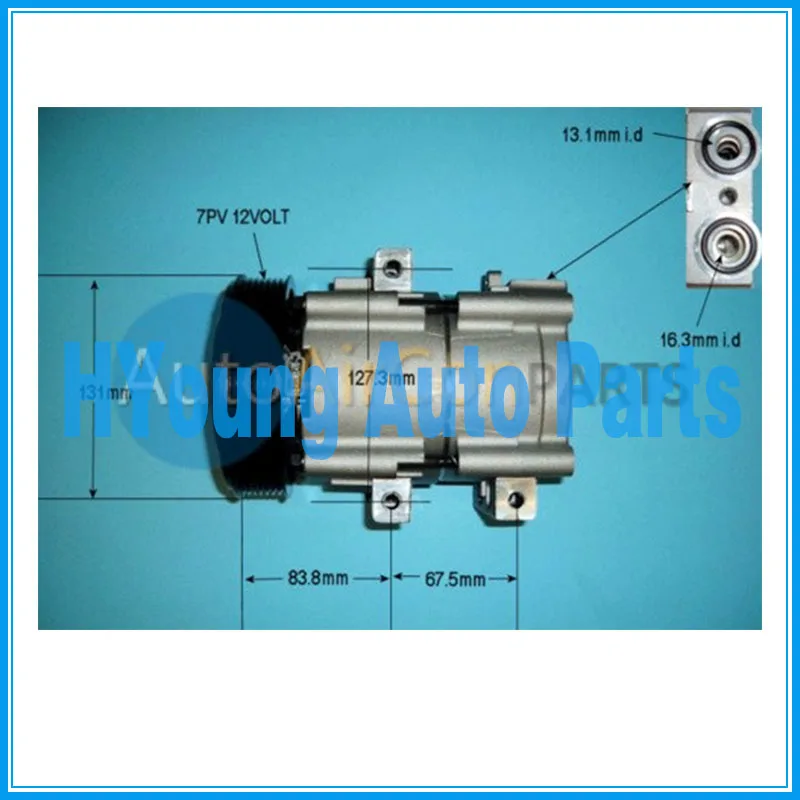 

FS10 7pk 127mm A/C Compressor for Ford Transit 2.4 2000-2006 YC1H19D629AA YC1H19D629AB