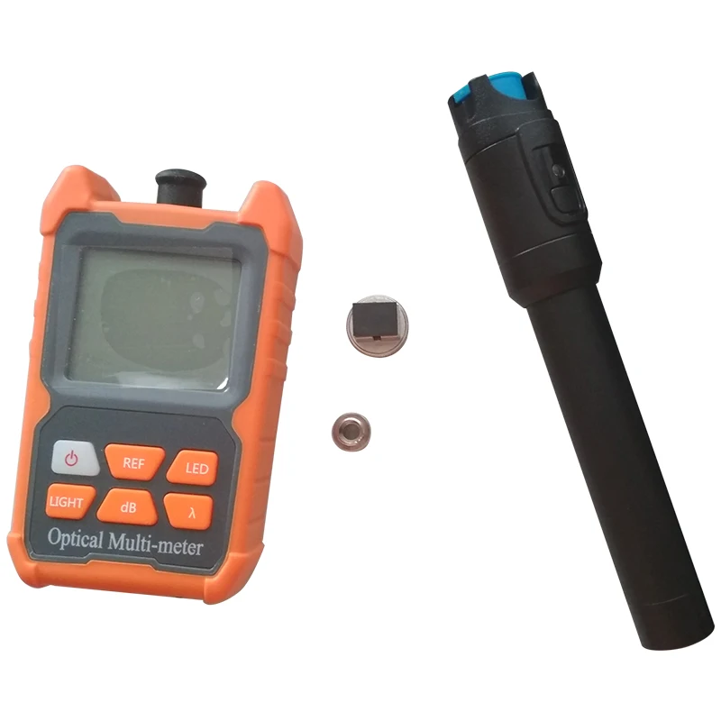 

2 In1 VFL 10MW Visual Fault Locator Fiber Optic Test Pen FTTH Fiber Optic Tool Kit Fiber Optical Power Meter -70 + 10DBm