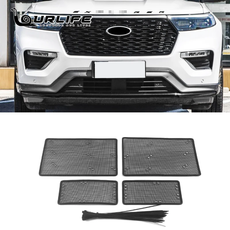 For Ford Explorer 2018 2019 2020 2021 Car Accessory Front Grille