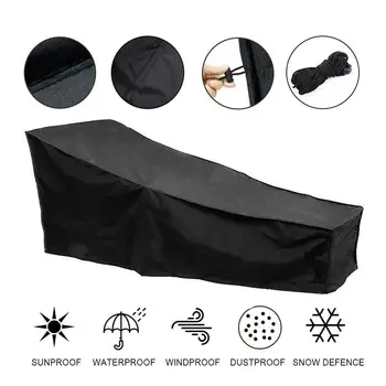 

Patio Lounge Cover Waterproof Heavy Duty Oxford Cloth Furniture Dustproof Cover Protective Case For Outdoors Courtyard