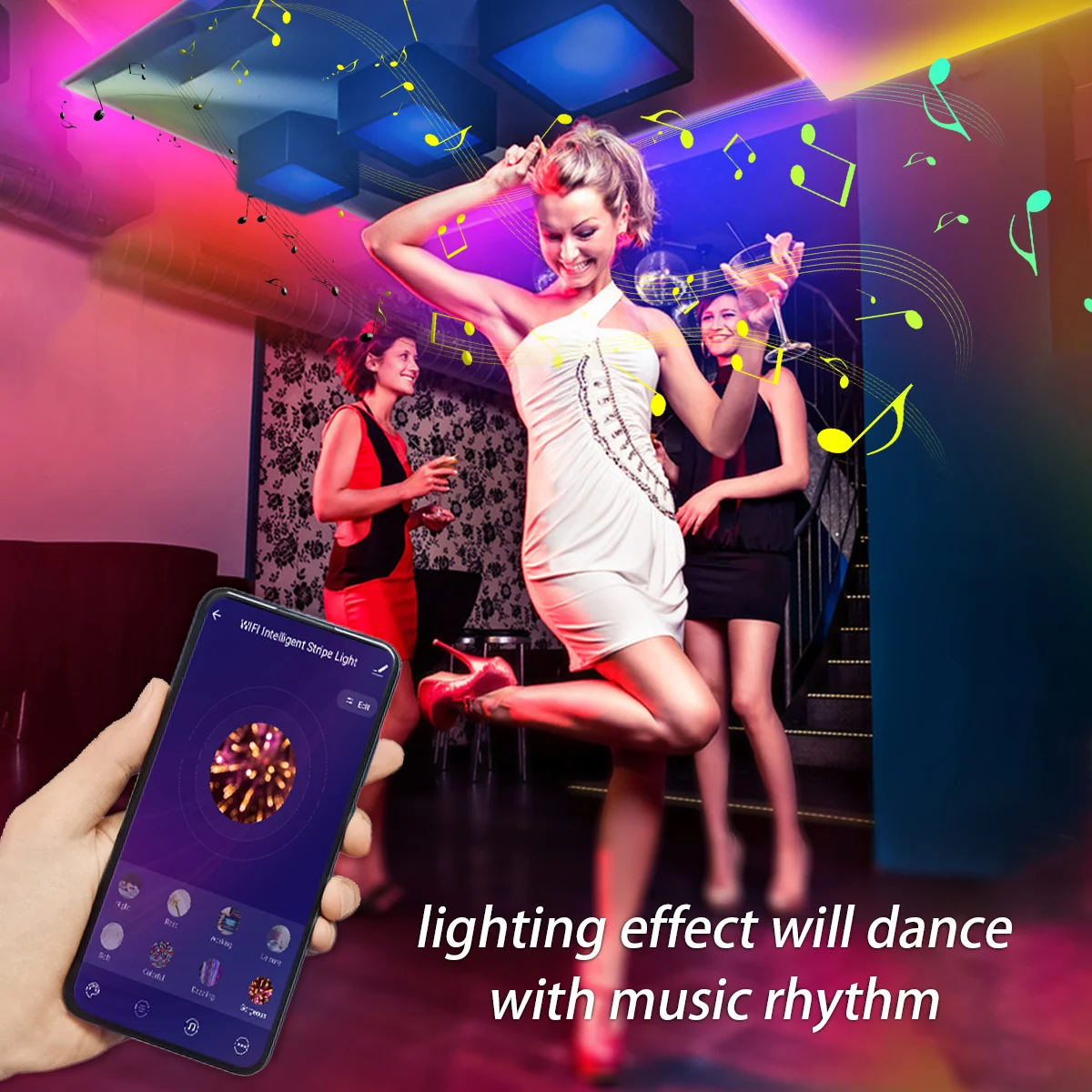 Умные светодиодные ленты 5050RGB с Wi Fi светильник световые полосы s 5/10 м 150/300LED