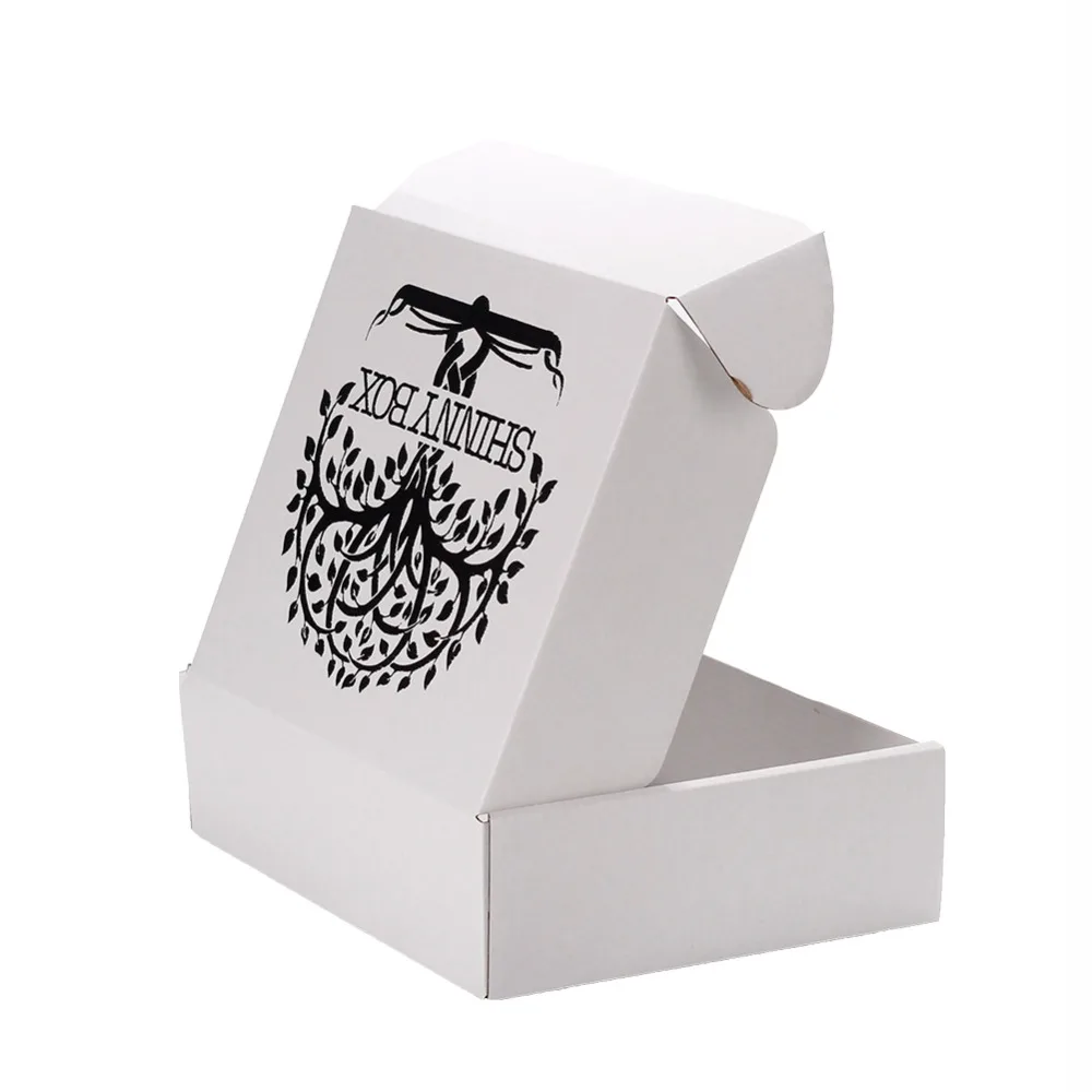 Индивидуальная печать гофрированная картонная коробка Пользовательский логотип упаковка повторно используемая коробка складная почтовая отправка коробка