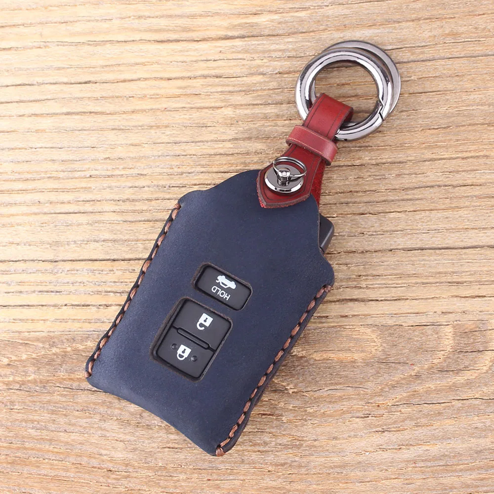 Чехол для ключей KEYYOU из натуральной кожи с дистанционным управлением для Toyota Camry Avalon RAV4 Хайлендер лэнд крузер Raplacement