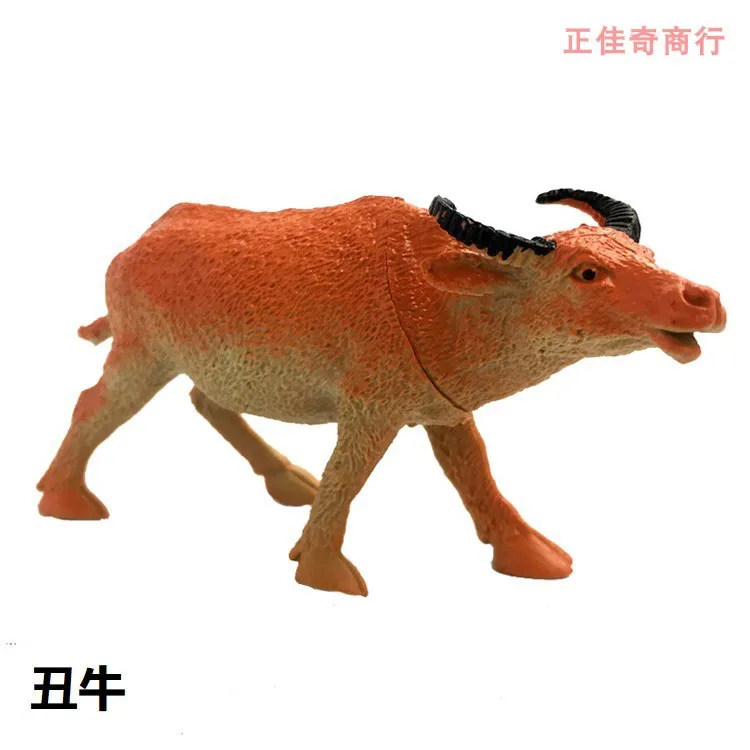 Зодиак животных игрушки мягкие 12 Китайский Зодиак животных детей потомство уродливая корова yinhu кролик артикулят Chenlong змея