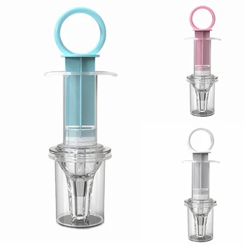 

Baby Silicone Syringe Type Nipple Medicine Feeder on Both Sides of the Liquid Feeding Device Baby Food Mills